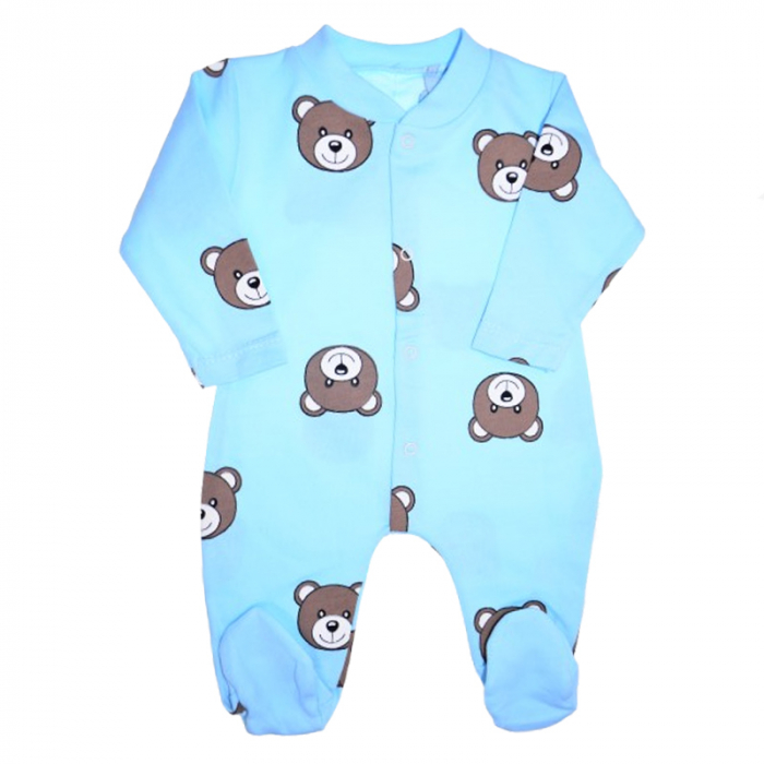Salopeta cu maneca lunga pentru baieti Mini Junior SLP-MJ21, Albastru [1]