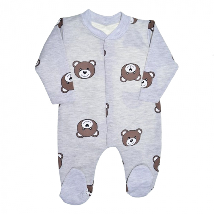 Salopeta cu maneca lunga pentru copii Mini Junior SLP-MJ22, Gri [1]