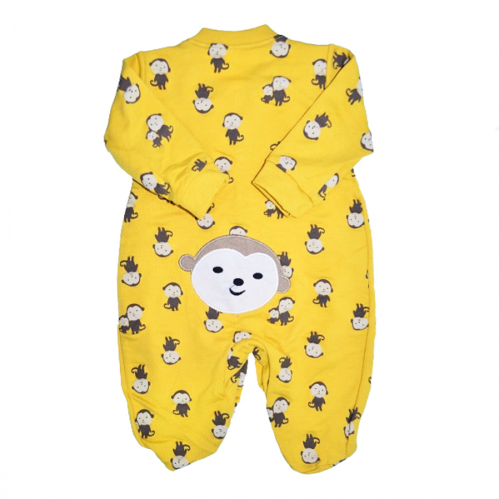 Salopeta cu maneca lunga pentru baieti Mini Junior SLP-MJ5, Galben [2]