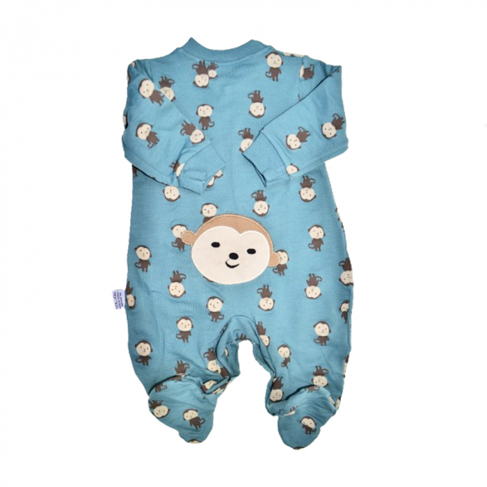 Salopeta cu maneca lunga pentru baieti Mini Junior SLP-MJ4, Albastru [2]