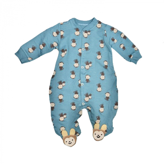 Salopeta cu maneca lunga pentru baieti Mini Junior SLP-MJ4, Albastru [1]