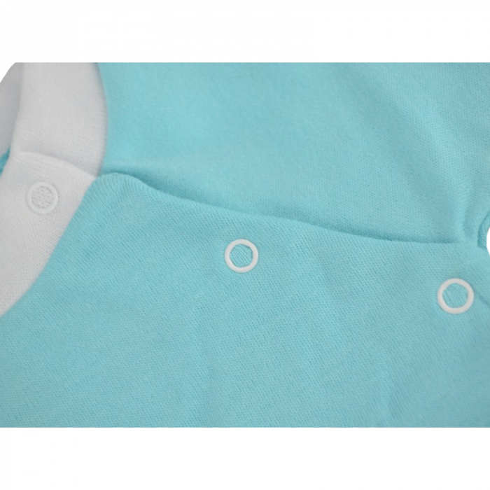 Salopeta cu maneca lunga pentru baieti Pifou Model 16 M16-T-50, Turcoaz [2]