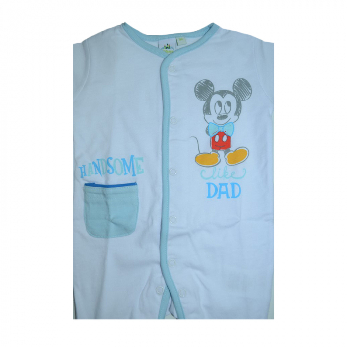 Salopeta cu maneca lunga pentru baieti Sun City Mickey Mouse 900494-1-74, Albastru [2]