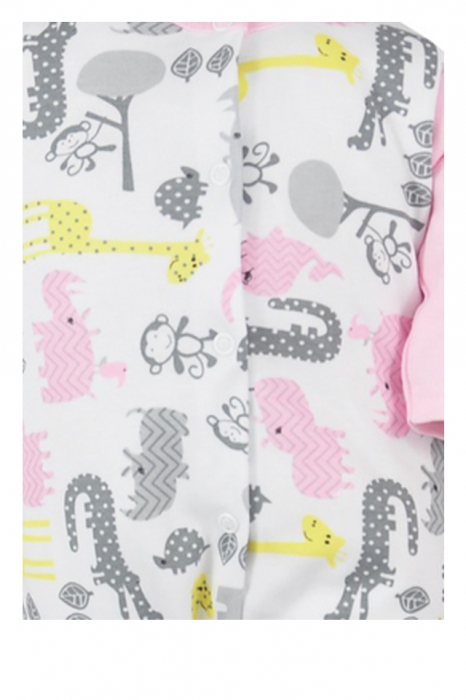 Salopeta cu maneca lunga pentru fete Koala 06-382R_62 cm, Multicolor [2]
