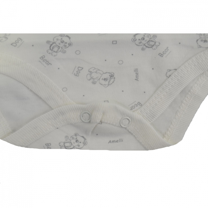Body cu maneca lunga pentru copii BabyToo 7083-3-80, Crem [3]