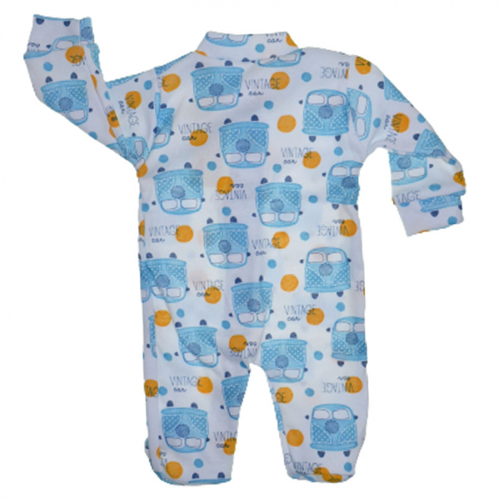 Salopeta cu maneca lunga pentru baieti Mini Junior 080923, Albastru [2]