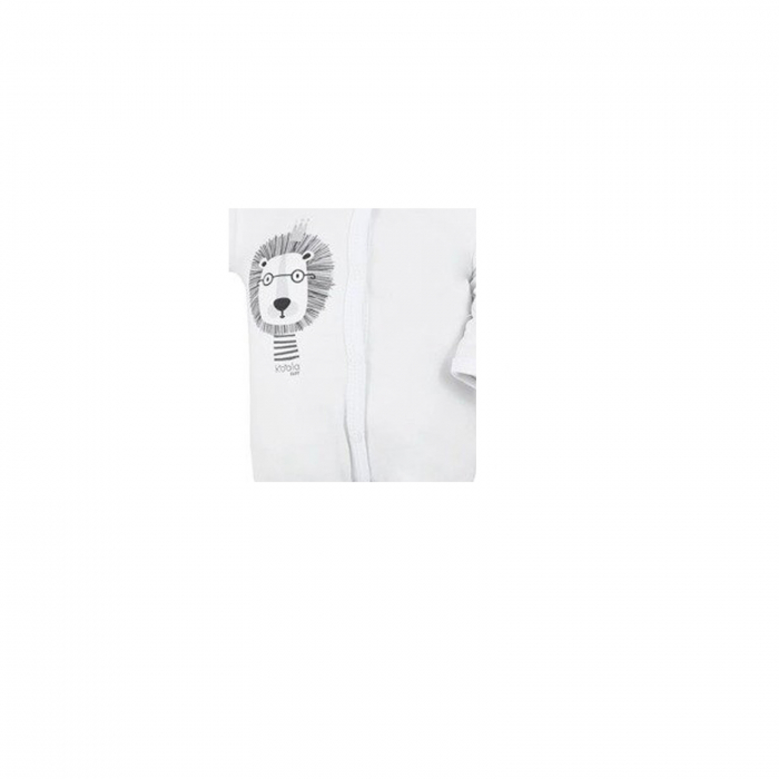 Salopeta cu maneca lunga pentru copii Koala Simba 07-477AL_50 cm, Alb [2]