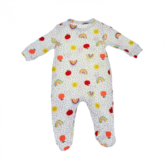 Salopeta cu maneca lunga pentru copii Mini Junior SALMJ-20, Alb [3]