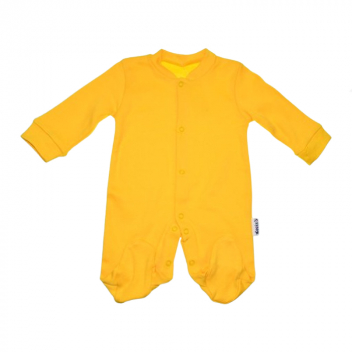 Salopeta cu maneca lunga pentru copii Mini Junior SALMJ-22, Galben [1]