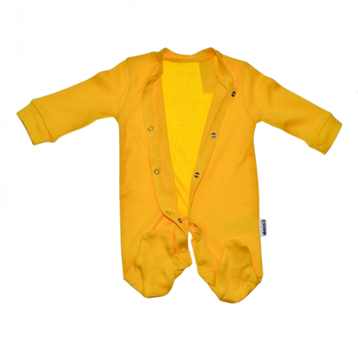 Salopeta cu maneca lunga pentru copii Mini Junior SALMJ-22, Galben [3]