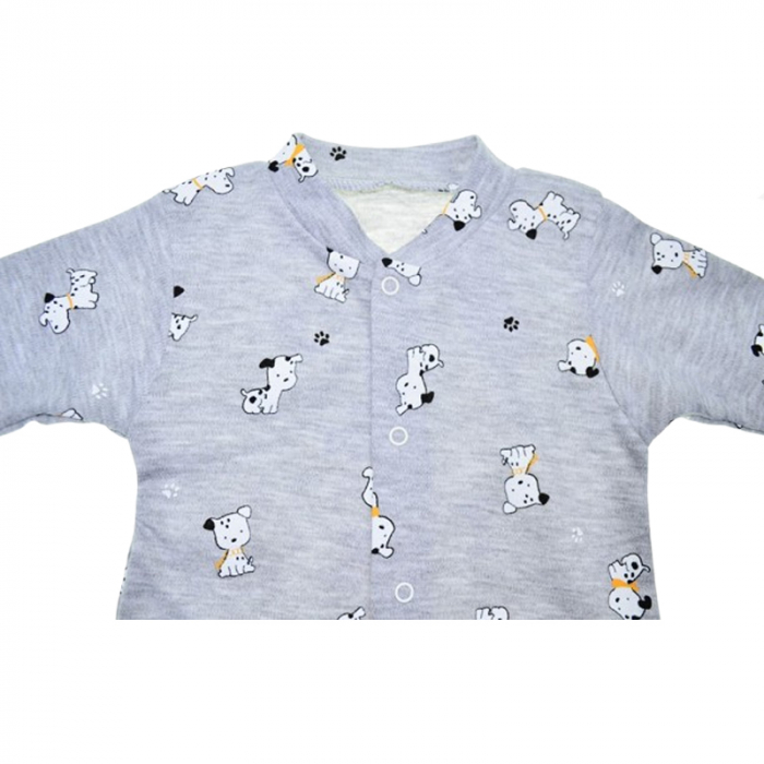 Salopeta cu maneca lunga pentru copii Mini Junior SALMJ-23, Gri [2]