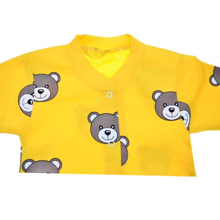 Salopeta cu maneca lunga pentru copii Mini Junior SALMJ-25, Galben [2]