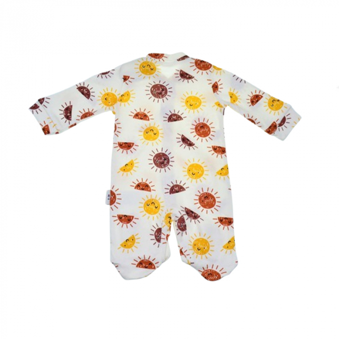 Salopeta cu maneca lunga pentru copii Mini Junior SALMJ-26, Alb [3]