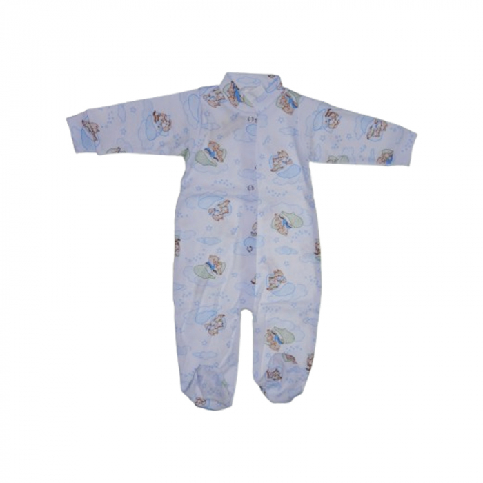 Salopeta cu maneca lunga pentru copii Mini Junior SALMJ-2A, Alb [1]