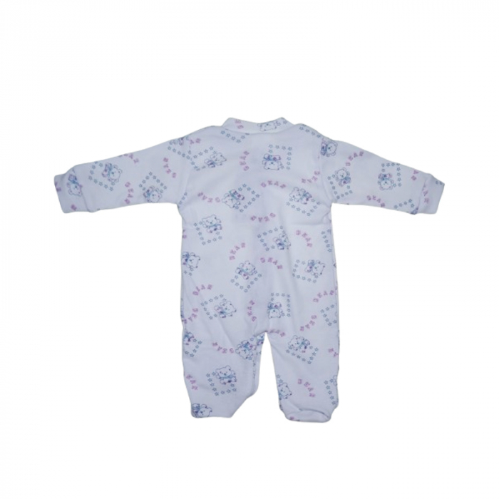Salopeta cu maneca lunga pentru copii Mini Junior SALMJ-4A, Alb [2]