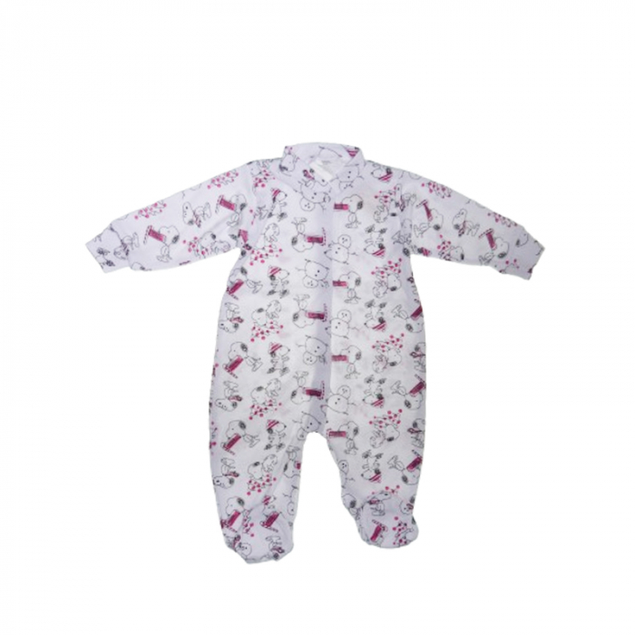 Salopeta cu maneca lunga pentru copii Mini Junior SALMJ-6A, Alb [1]