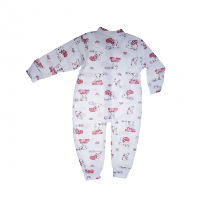 Salopeta cu maneca lunga pentru copii Mini Junior SALMJ-8A, Alb [2]