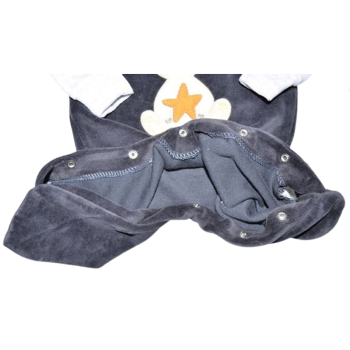 Salopeta cu maneca lunga pentru copii Mini Junior SLP-3918B, Gri [3]