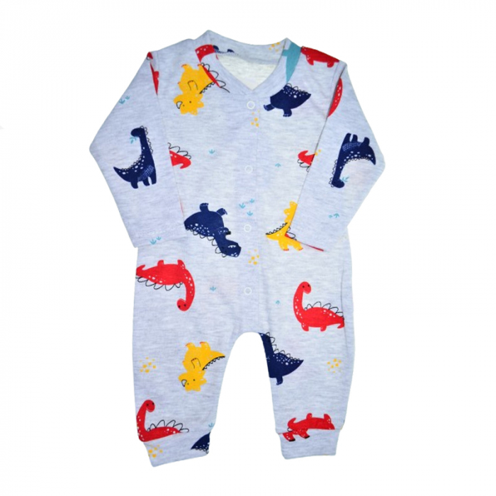 Salopeta cu maneca lunga pentru baieti, Mini Junior SLP-MJ12, Gri [1]
