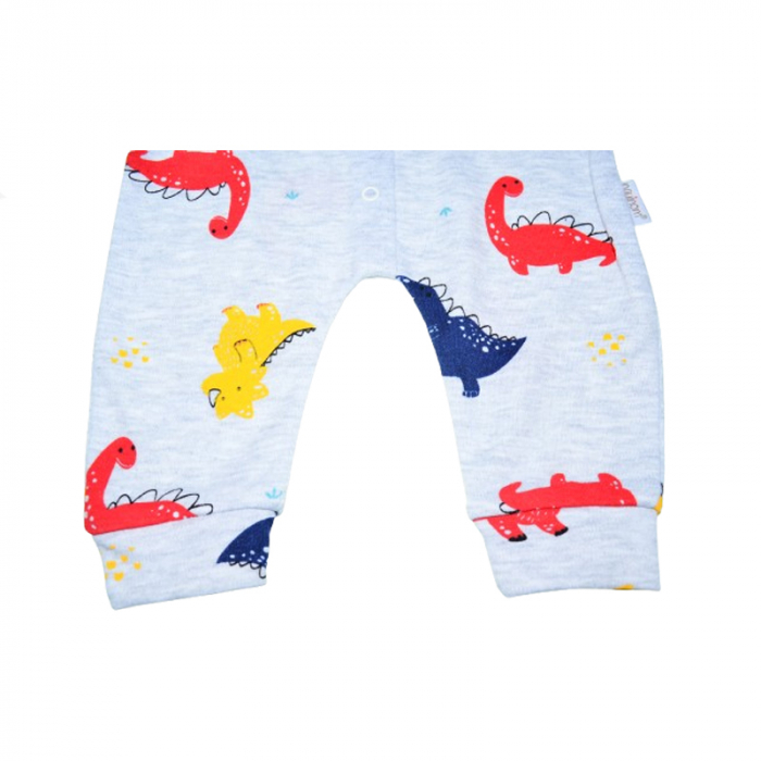 Salopeta cu maneca lunga pentru baieti, Mini Junior SLP-MJ12, Gri [4]