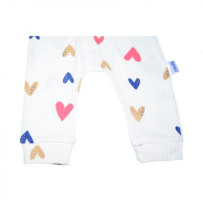 Salopeta cu maneca lunga pentru fete Mini Junior SLP-MJ30, Multicolor [3]