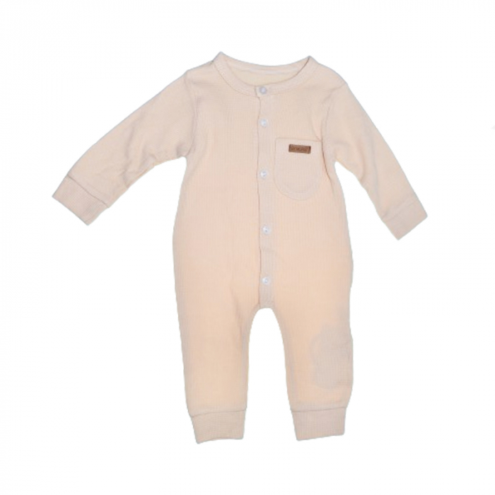 Salopeta cu maneca lunga pentru copii Mini Junior SLP-MJ3, Crem [1]