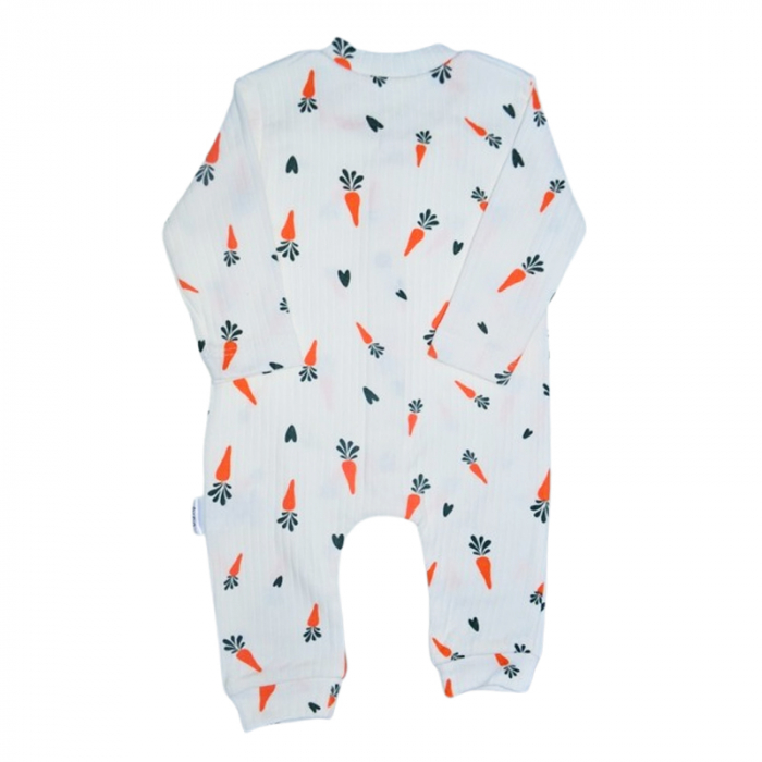 Salopeta cu maneca lunga pentru copii, Mini Junior SLP0605-2, Alb [4]