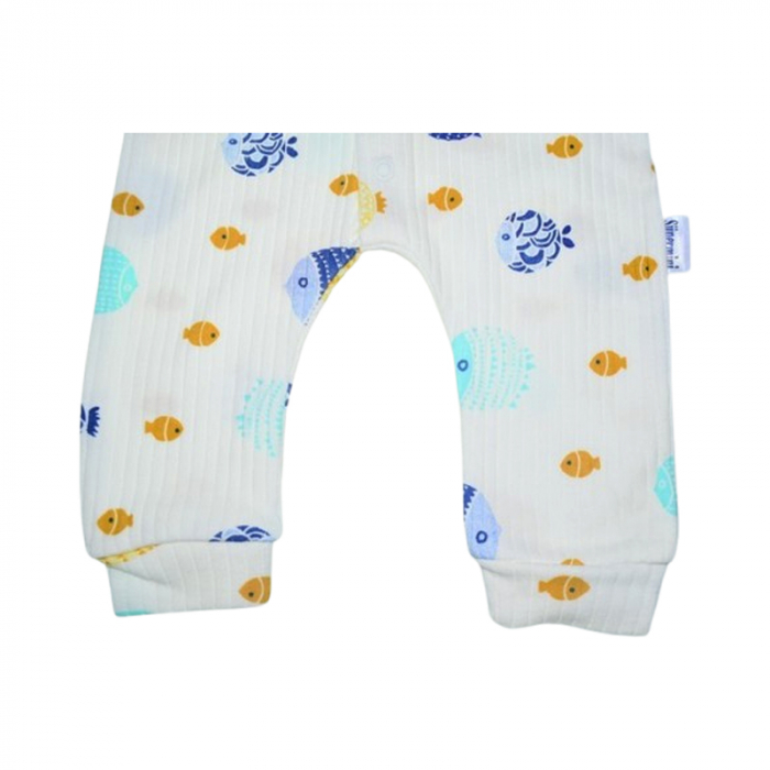Salopeta cu maneca lunga pentru copii, Mini Junior SLP0605-4, Multicolor [2]