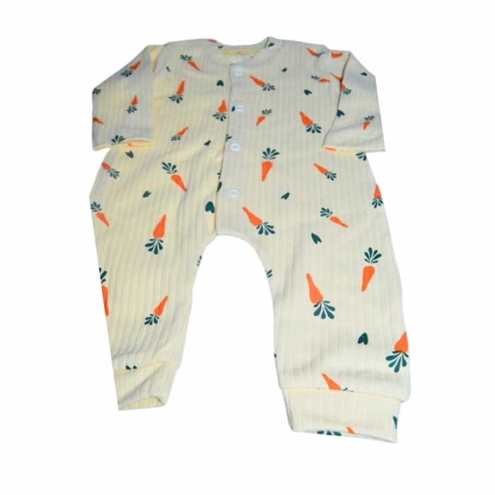 Salopeta cu maneca lunga pentru copii, Mini Junior SLP0605, Galben [4]