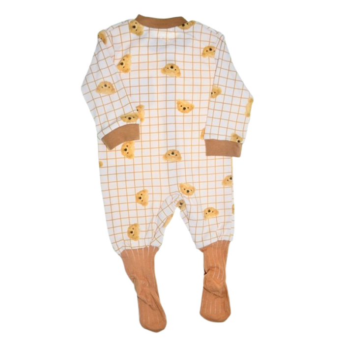 Salopeta cu maneca lunga pentru copii, Mini Junior SLP0705B, Bej [4]