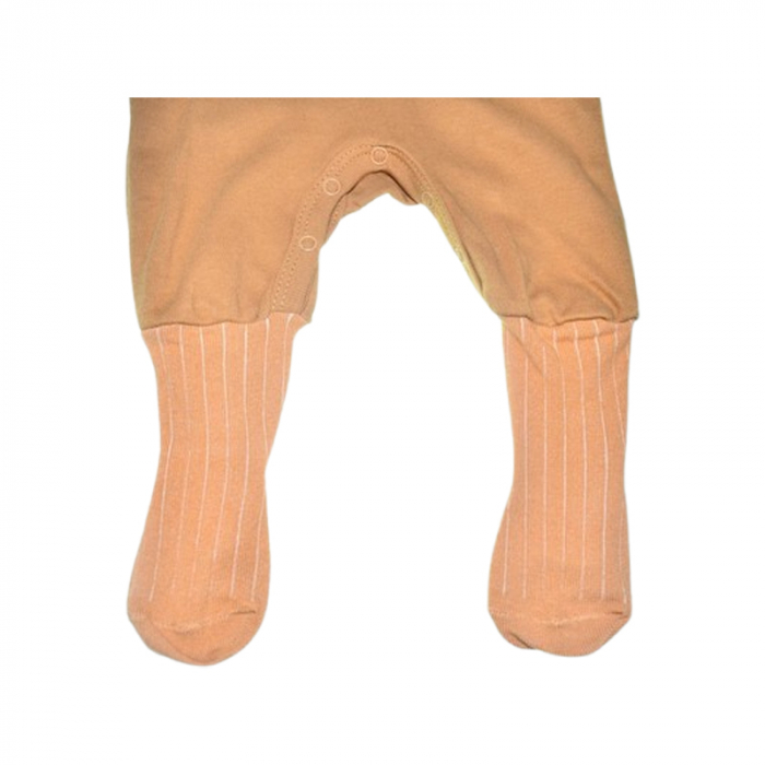 Salopeta cu maneca lunga pentru copii, Mini Junior SLP0705M-2, Maro [3]
