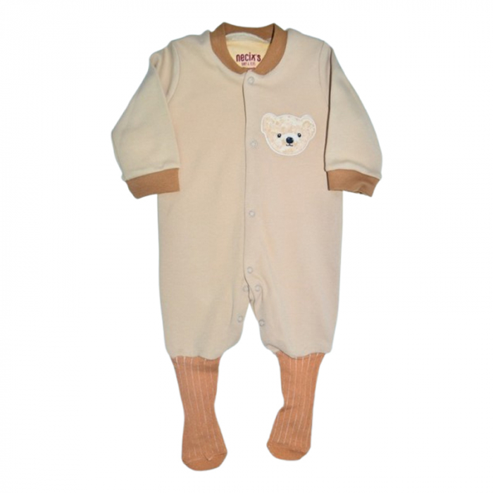 Salopeta cu maneca lunga pentru copii, Mini Junior SLP0705M, Maro [1]