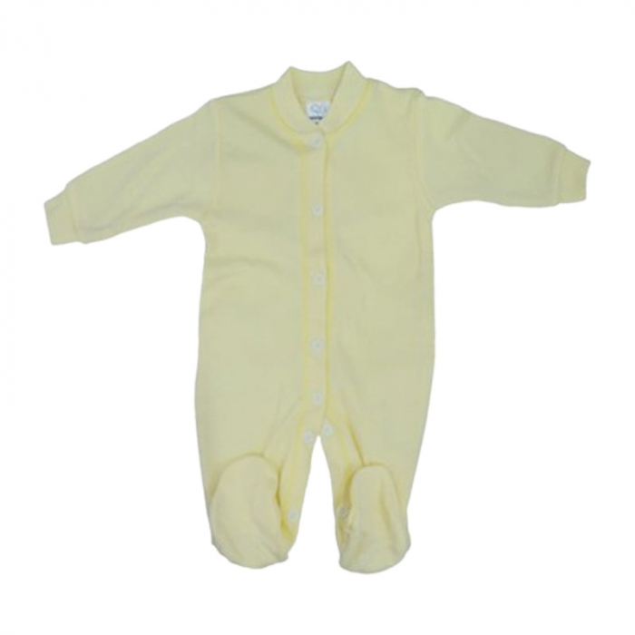 Salopeta cu maneca lunga, pentru copii, Mini Junior SLPC1408G, Galben [1]