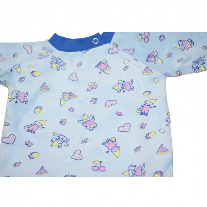 Salopeta cu maneca lunga pentru copii Mini Junior SLPP-4, Albastru [4]