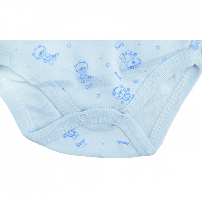 Body cu maneca lunga pentru baieti BabyToo 7083-1-80, Albastru [3]