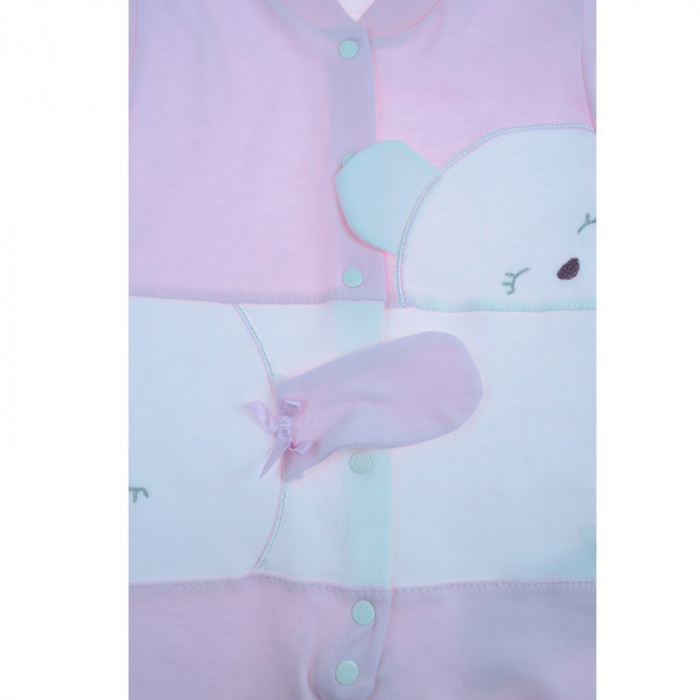 Salopeta cu maneca lunga pentru fete Gaye Bebe 2109-62-cm, Roz [3]