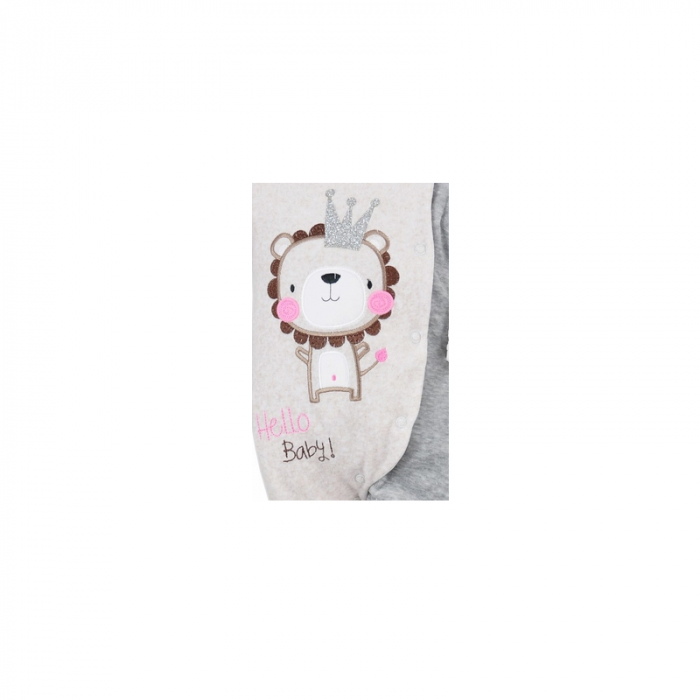 Salopeta cu maneca lunga pentru fete Koala 05-483G1-80, Multicolor [2]