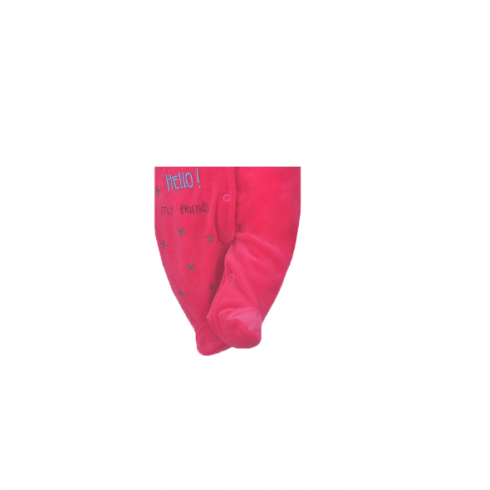Salopeta cu maneca lunga pentru fete Koala Hello 04-851F-80-cm, Fucsia [3]