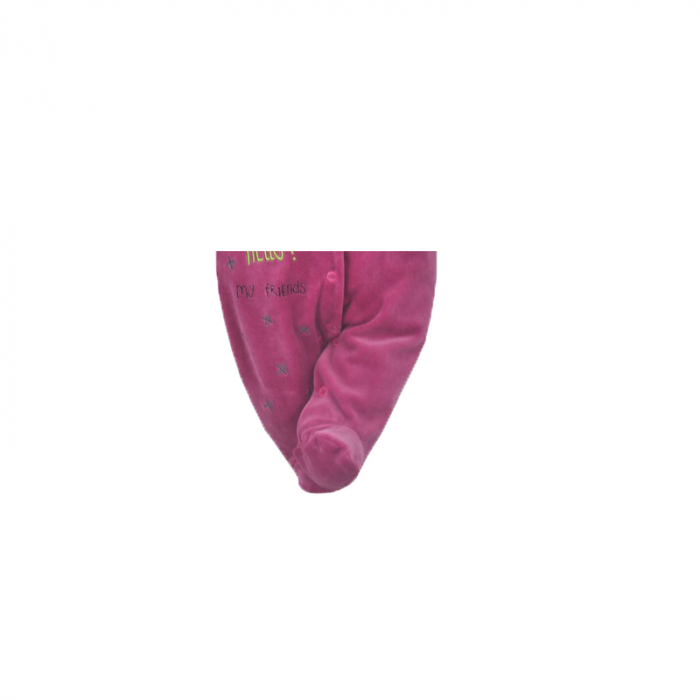 Salopeta cu maneca lunga pentru fete Koala Hello 04-851M-80-cm, Mov [2]