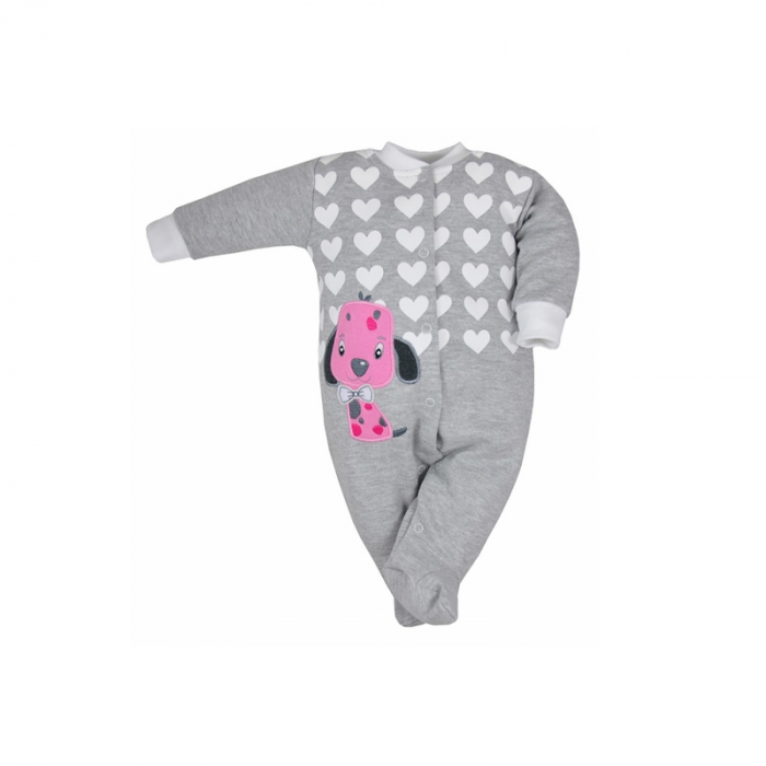 Salopeta cu maneca lunga pentru fete Koala Piesio 05-341G1-68, Gri [1]
