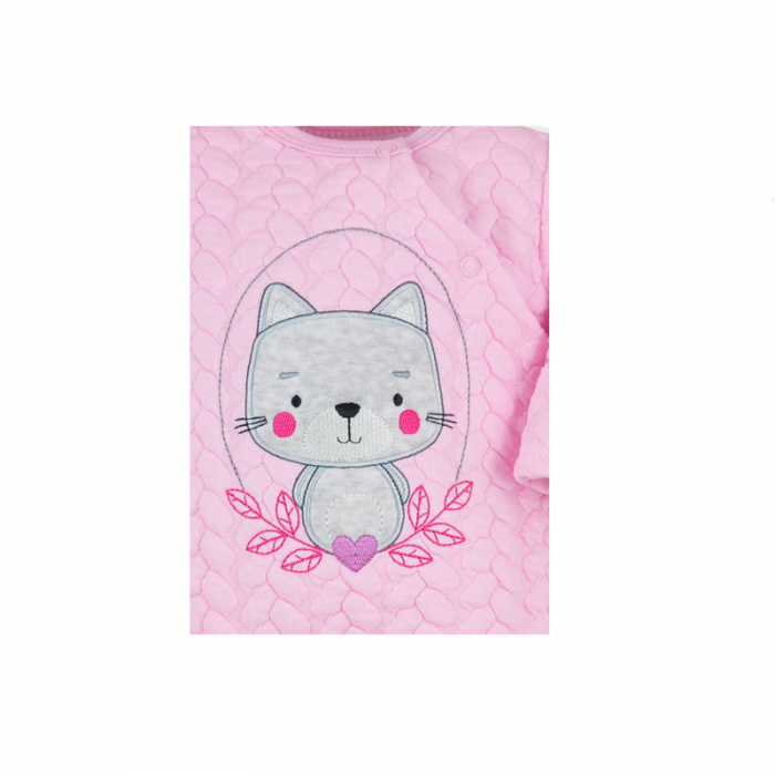 Salopeta cu maneca lunga pentru fete Koala Psotka 05-700-74-cm, Roz [2]