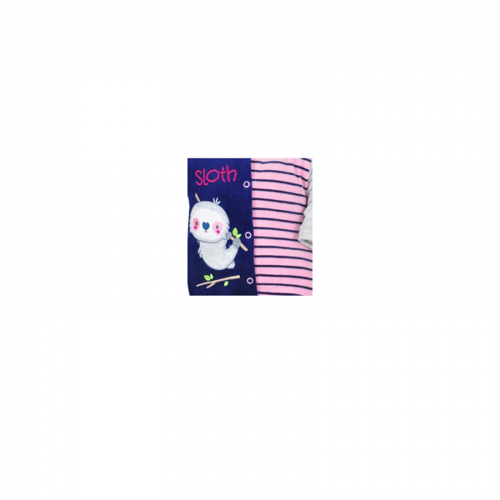 Salopeta cu maneca lunga pentru fete Koala Rowerku 3765-R-62-cm, Multicolor [2]