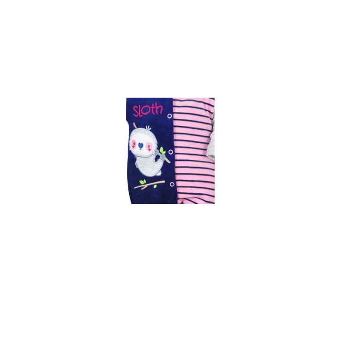 Salopeta cu maneca lunga pentru fete Koala Rowerku 3768-R-74, Multicolor [2]