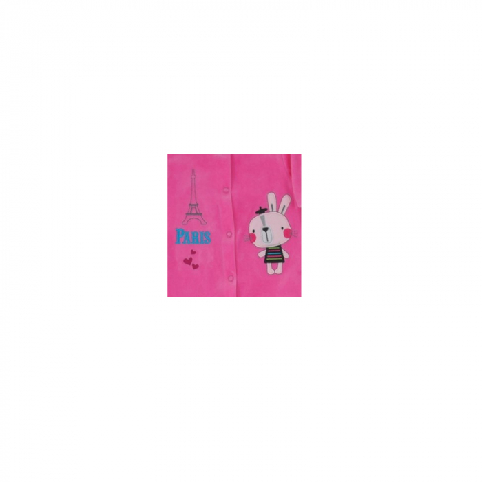 Salopeta cu maneca lunga pentru fete Koala Swiata 05-092F1-68, Fucsia [2]
