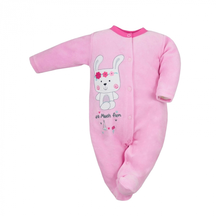 Salopeta cu maneca lunga pentru fete Koala Tipi 3487-R-80, Roz [1]