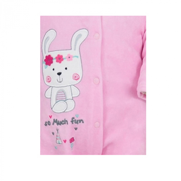 Salopeta cu maneca lunga pentru fete Koala Tipi 3487-R-80, Roz [2]