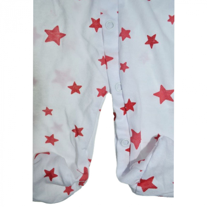 Salopeta cu maneca lunga pentru fete Mini Junior 080923-7, Alb [3]