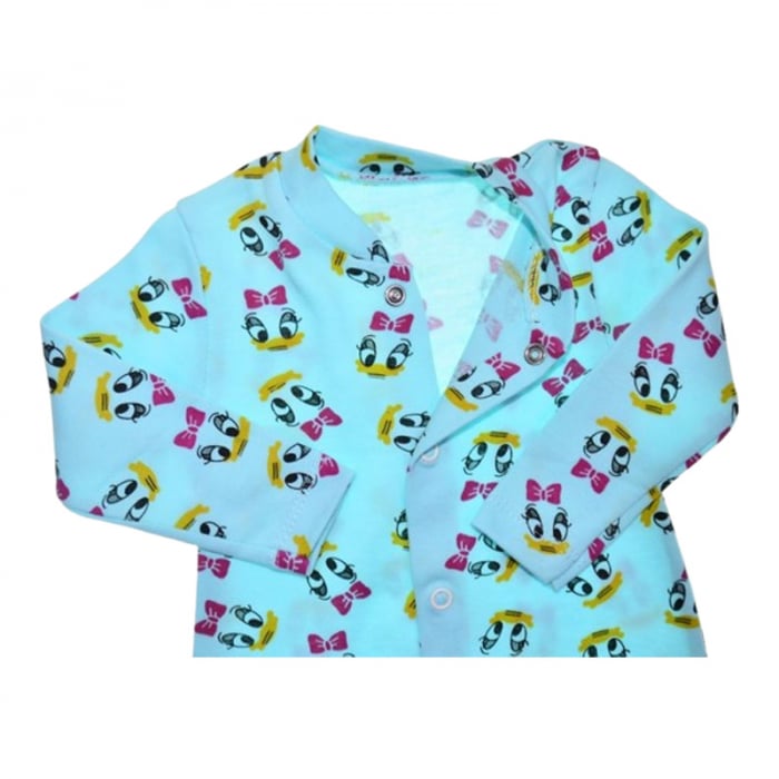 Salopeta cu maneca lunga, pentru fete, Mini Junior 100026T, Turcoaz [2]