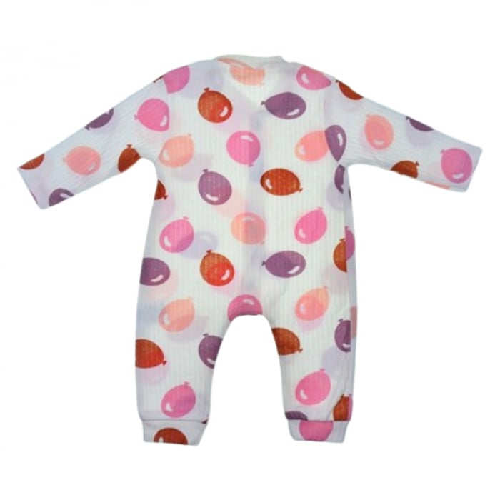 Salopeta cu maneca lunga, pentru fete, Mini Junior 100056C, Crem [3]