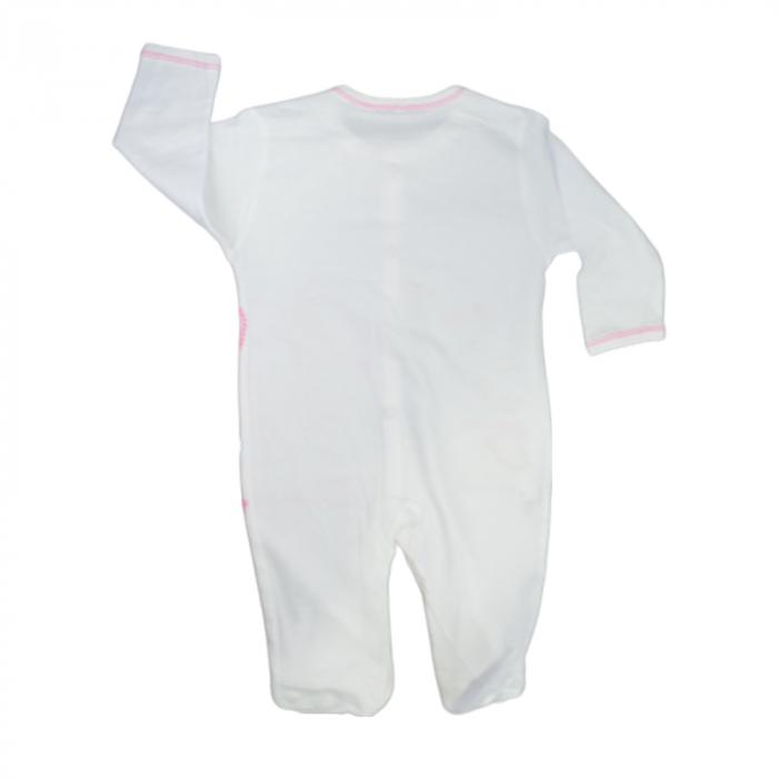 Salopeta cu maneca lunga pentru fete Mini Junior 110822-F, Alb [2]